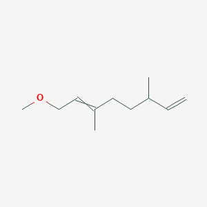 molecular formula C11H20O B14656320 8-Methoxy-3,6-dimethylocta-1,6-diene CAS No. 40910-58-5