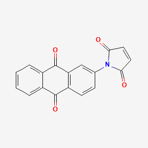 molecular formula C18H9NO4 B14656372 1-(9,10-Dioxo-9,10-dihydroanthracen-2-yl)-1h-pyrrole-2,5-dione CAS No. 47281-76-5