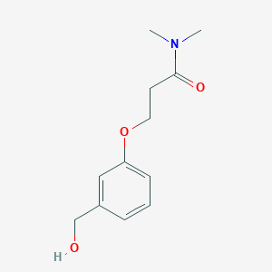 3-[3-(hydroxymethyl)phenoxy]-N,N-dimethylpropanamide