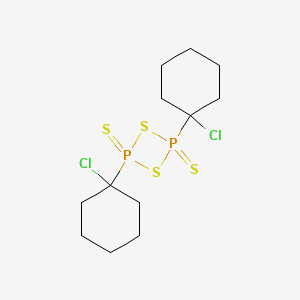 2,4-Bis(1-chlorocyclohexyl)-1,3,2lambda~5~,4lambda~5~-dithiadiphosphetane-2,4-dithione