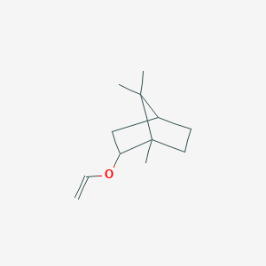 molecular formula C12H20O B14656401 2-(Ethenyloxy)-1,7,7-trimethylbicyclo[2.2.1]heptane CAS No. 52253-82-4