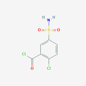 2-Chloro-5-sulfamoylbenzoyl chloride