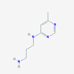 N1-(6-methylpyrimidin-4-yl)propane-1,3-diamine