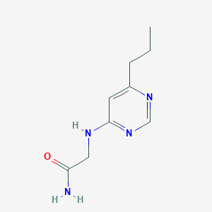 2-[(6-Propylpyrimidin-4-yl)amino]acetamide