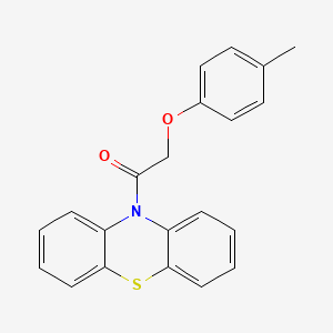 10H-Phenothiazine, 10-((4-methylphenoxy)acetyl)-