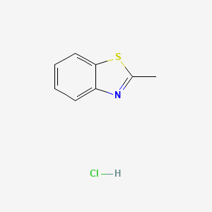 molecular formula C8H8ClNS B14656612 2-Methyl-1,3-benzothiazole hydrochloride CAS No. 52260-25-0