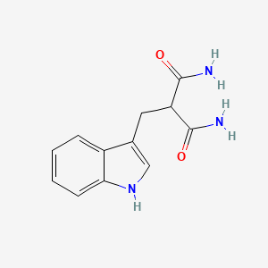 2-(1H-indol-3-ylmethyl)propanediamide