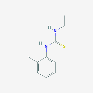 molecular formula C10H14N2S B14656619 1-Ethyl-3-(2-methylphenyl)thiourea CAS No. 52599-25-4