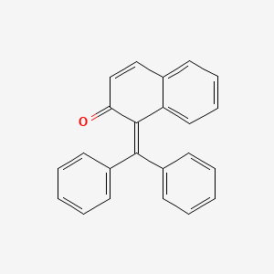 molecular formula C23H16O B14656626 2(1H)-Naphthalenone, 1-(diphenylmethylene)- CAS No. 51431-85-7