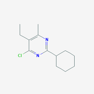 4-Chloro-2-cyclohexyl-5-ethyl-6-methylpyrimidine