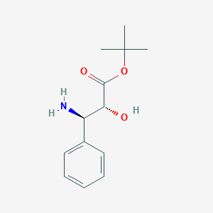 B146567 t-Butyl (2R,3R)-3-amino-2-hydroxy-3-phenylpropanoate CAS No. 135981-02-1