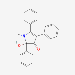 2-Hydroxy-1-methyl-2,4,5-triphenyl-1,2-dihydro-3H-pyrrol-3-one