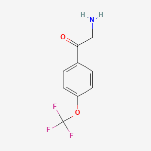 2-Amino-1-[4-(trifluoromethoxy)phenyl]ethanone