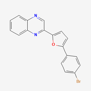 2-[5-(4-Bromophenyl)furan-2-yl]quinoxaline