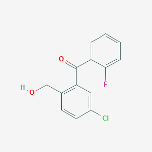 [5-Chloro-2-(hydroxymethyl)phenyl](2-fluorophenyl)methanone