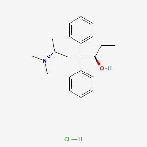 molecular formula C21H30ClNO B14656777 alpha-d-Methadol hydrochloride CAS No. 49570-63-0