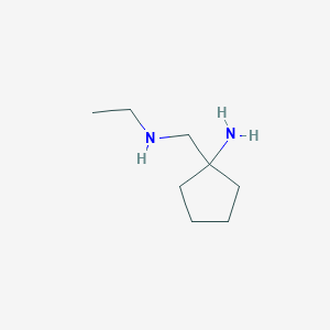 1-[(Ethylamino)methyl]cyclopentan-1-amine