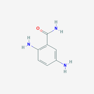 molecular formula C7H9N3O B14656821 2,5-Diaminobenzamide CAS No. 45865-90-5