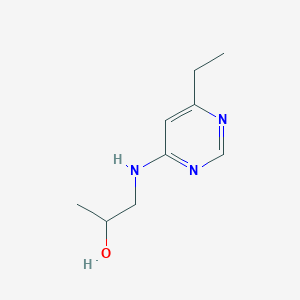 molecular formula C9H15N3O B1465683 1-[(6-Ethylpyrimidin-4-yl)amino]propan-2-ol CAS No. 1247142-10-4