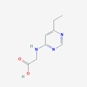 B1465685 2-[(6-Ethylpyrimidin-4-yl)amino]acetic acid CAS No. 1247367-96-9