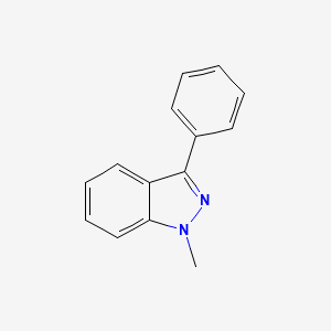 molecular formula C14H12N2 B14656854 1-Methyl-3-phenyl-1H-indazole CAS No. 51093-42-6