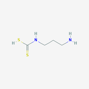 molecular formula C4H10N2S2 B14656857 (3-Aminopropyl)carbamodithioic acid CAS No. 52098-86-9