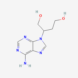 molecular formula C9H13N5O2 B14656882 2-(6-Amino-9H-purin-9-yl)-1,4-butanediol CAS No. 40424-75-7