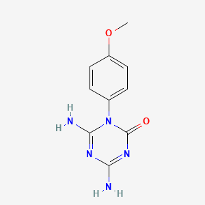 4,6-Diamino-1-(4-methoxyphenyl)-1,3,5-triazin-2(1H)-one