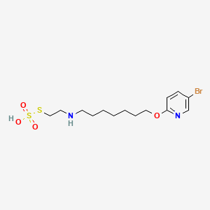 S-2-((7-(5-Bromo-2-pyridyloxy)heptyl)amino)ethyl hydrogen thiosulfate