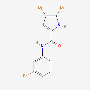 4,5-Dibromo-N-(3-bromophenyl)-1H-pyrrole-2-carboxamide