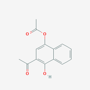 3-Acetyl-4-hydroxynaphthalen-1-yl acetate