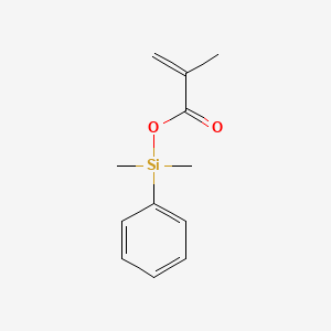 Dimethyl(phenyl)silyl 2-methylprop-2-enoate