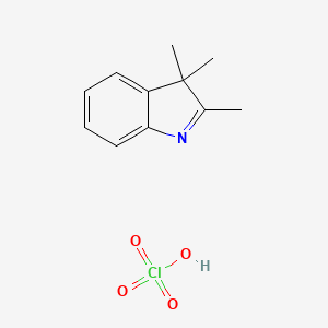 3H-Indole, 2,3,3-trimethyl-, perchlorate