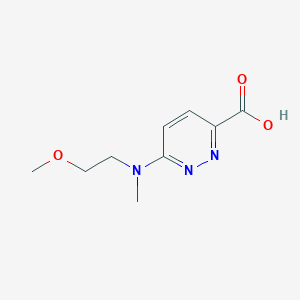 6-((2-Methoxyethyl)(methyl)amino)pyridazine-3-carboxylic acid