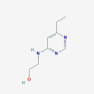 2-[(6-Ethylpyrimidin-4-yl)amino]ethan-1-ol