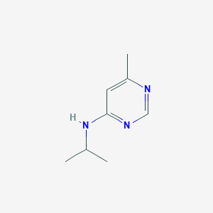 molecular formula C8H13N3 B1465723 6-methyl-N-propan-2-ylpyrimidin-4-amine CAS No. 1249056-05-0