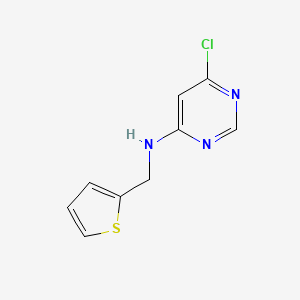 6-chloro-N-(thiophen-2-ylmethyl)pyrimidin-4-amine