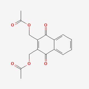 (1,4-Dioxo-1,4-dihydronaphthalene-2,3-diyl)bis(methylene) diacetate