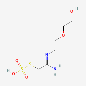 S-((N-(2-(2-Hydroxyethoxy)ethyl)amidino)methyl) hydrogen thiosulfate