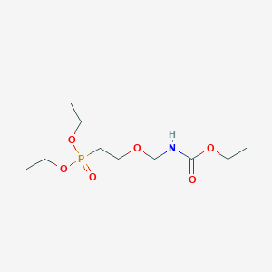 Diethyl (2-{[(ethoxycarbonyl)amino]methoxy}ethyl)phosphonate