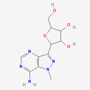 1-(7-Amino-1-methyl-1h-pyrazolo[4,3-d]pyrimidin-3-yl)-1,4-anhydropentitol