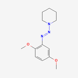 1-[(E)-(2,5-Dimethoxyphenyl)diazenyl]piperidine