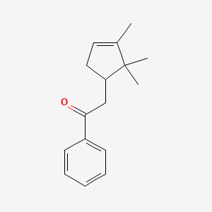 1-Phenyl-2-(2,2,3-trimethylcyclopent-3-en-1-yl)ethan-1-one