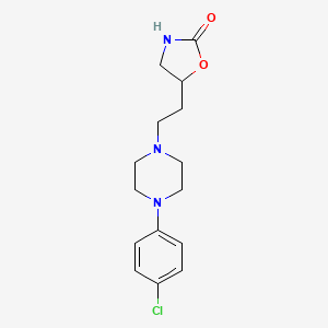 5-{2-[4-(4-Chlorophenyl)piperazin-1-yl]ethyl}-1,3-oxazolidin-2-one