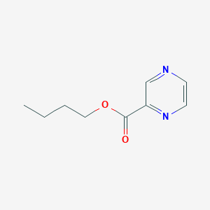 molecular formula C9H12N2O2 B14657513 Pyrazinecarboxylic acid, butyl ester CAS No. 41110-19-4