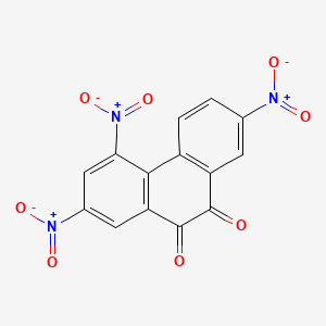 9,10-Phenanthrenedione, 2,4,7-trinitro-