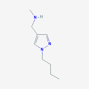 molecular formula C9H17N3 B1465753 [(1-butyl-1H-pyrazol-4-yl)methyl](methyl)amine CAS No. 1249703-97-6