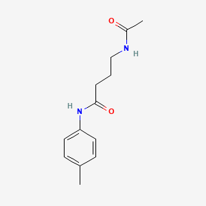 Butanamide, 4-(acetylamino)-N-(4-methylphenyl)-