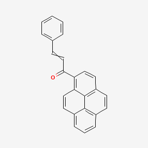 3-Phenyl-1-(pyren-1-YL)prop-2-EN-1-one