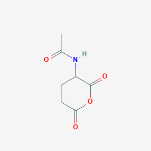 Acetamide, N-(tetrahydro-2,6-dioxo-2H-pyran-3-yl)-